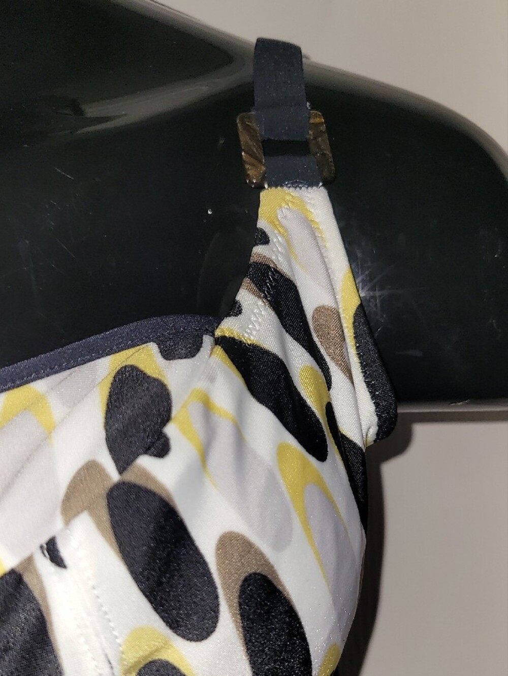 Fantasie White Bikini Set with Black and Mustard Oval Print - Picture 5 of 7